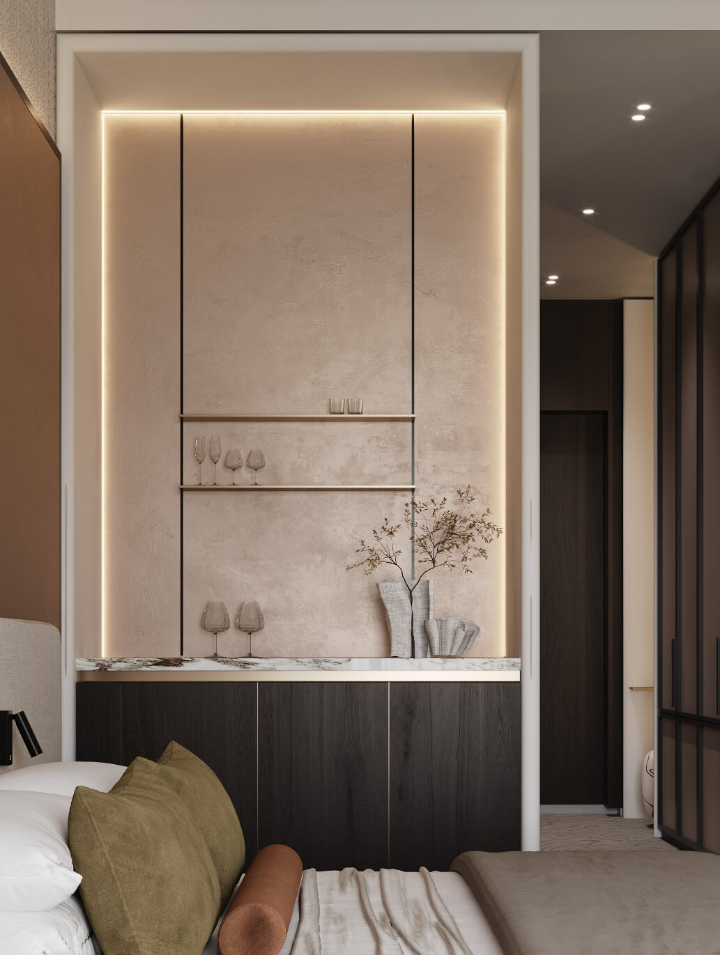 Планировка 3-комнатного апартамента 65,63 м² в «Белые ночи»