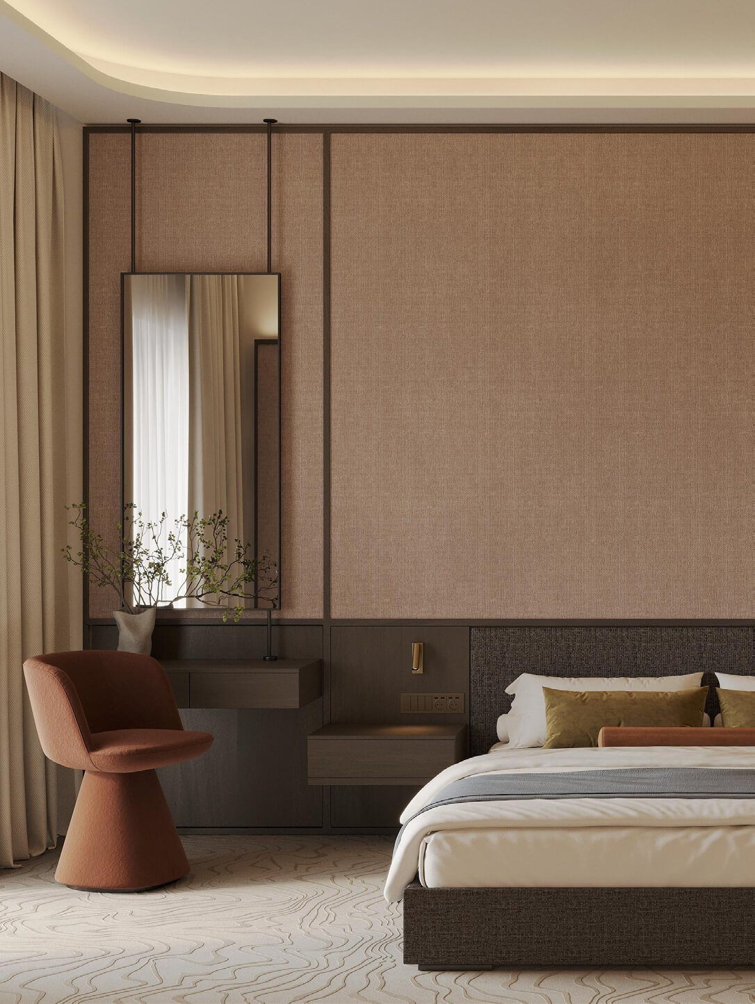 Планировка студии 29,11 м² в апартаментах «Белые ночи»