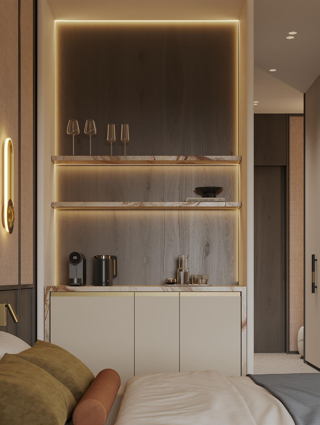 Планировка 2-комнатного апартамента 42,79 м² в «Белые ночи»